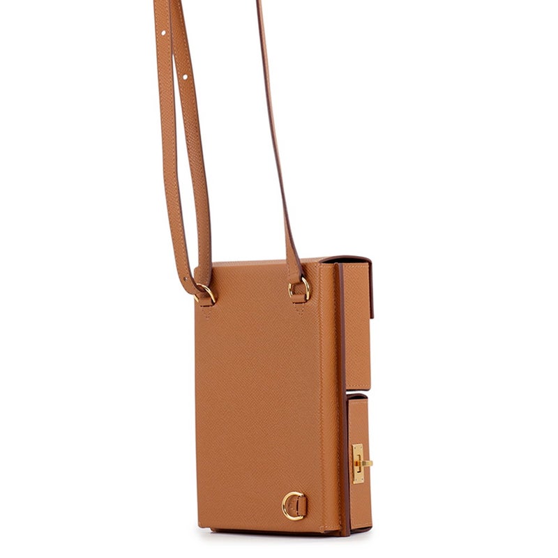 エルメス ケリー マルチポケット トゥーゴー ポーチ ゴールド/ゴールド金具 エプソン K刻印 HERMES