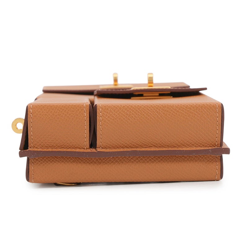 エルメス ケリー マルチポケット トゥーゴー ポーチ ゴールド/ゴールド金具 エプソン K刻印 HERMES