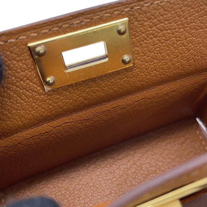 エルメス ケリー マルチポケット トゥーゴー ポーチ ゴールド/ゴールド金具 エプソン K刻印 HERMES