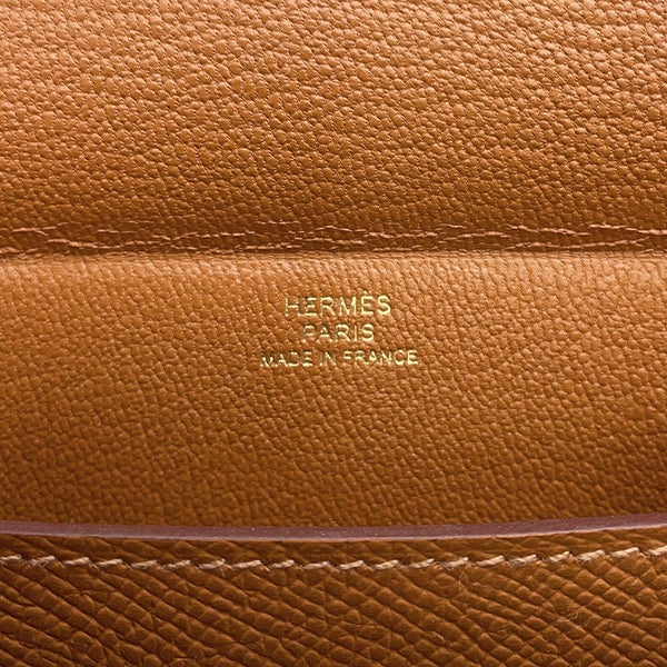 エルメス ケリー マルチポケット トゥーゴー ポーチ ゴールド/ゴールド金具 エプソン K刻印 HERMES