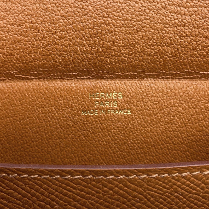エルメス ケリー マルチポケット トゥーゴー ポーチ ゴールド/ゴールド金具 エプソン K刻印 HERMES