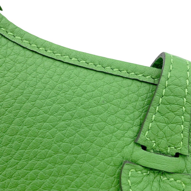 エルメス ショルダーバッグ エブリンTPM 111cm アマゾン ヴェールユッカ/シルバー金具 トリヨンクレマンス G刻印 HERMES