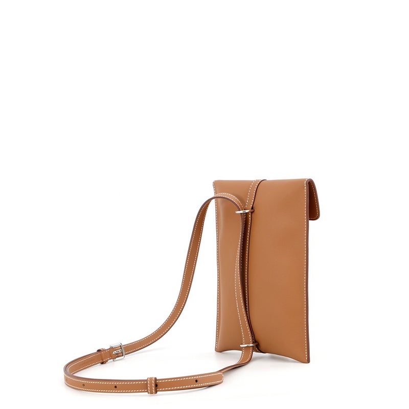エルメス ショルダーバッグ グレナン トゥーゴー ゴールド/シルバー金具 スイフト K刻印 HERMES