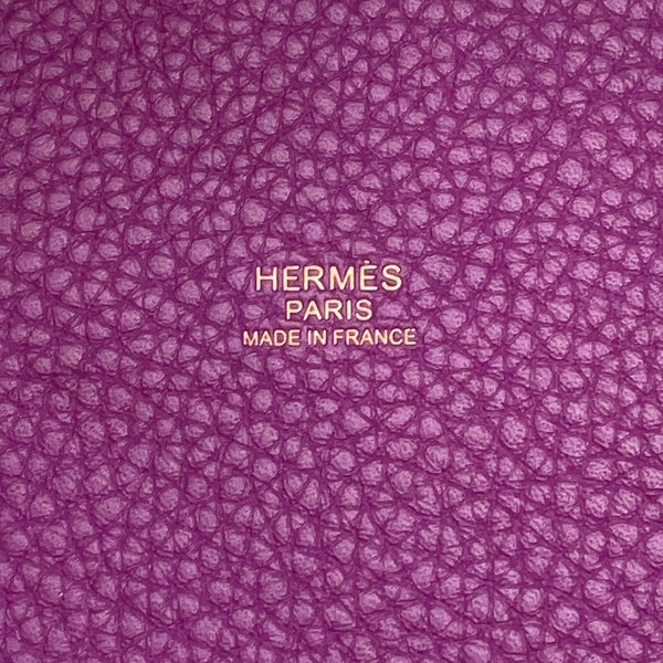エルメス ハンドバッグ ピコタンロックPM アネモネ/ゴールド金具 トリヨンクレマンス U刻印 HERMES