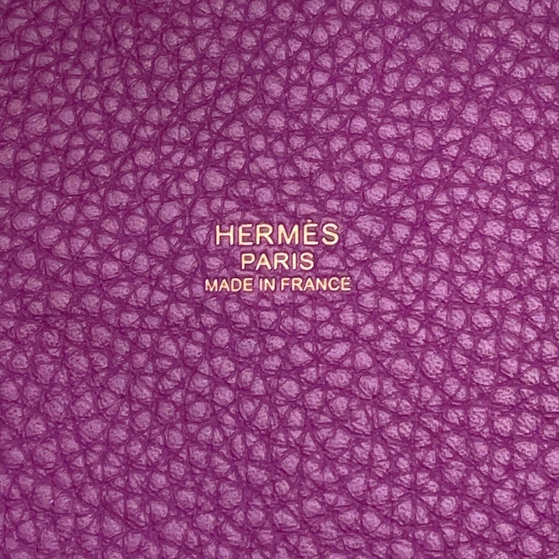 エルメス ハンドバッグ ピコタンロックPM アネモネ/ゴールド金具 トリヨンクレマンス U刻印 HERMES