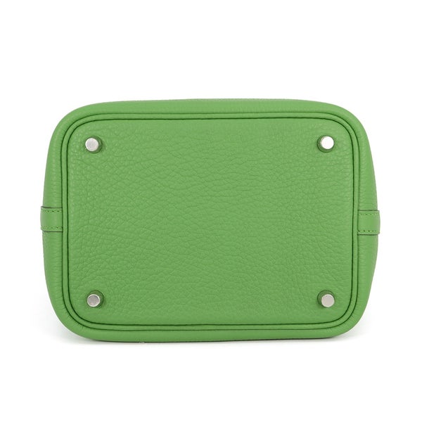 エルメス ハンドバッグ ピコタンロックPM ヴェールユッカ/シルバー金具 トリヨンクレマンス G刻印 HERMES