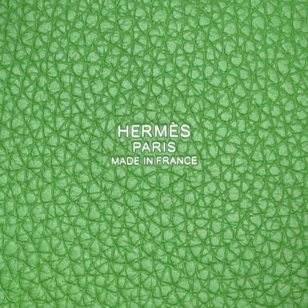 エルメス ハンドバッグ ピコタンロックPM ヴェールユッカ/シルバー金具 トリヨンクレマンス G刻印 HERMES
