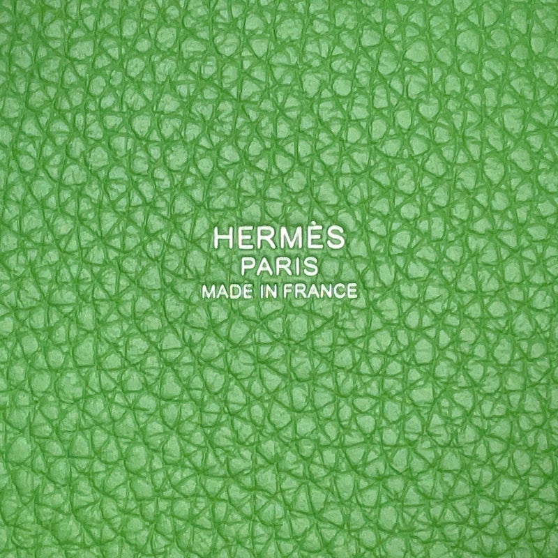 エルメス ハンドバッグ ピコタンロックPM ヴェールユッカ/シルバー金具 トリヨンクレマンス G刻印 HERMES