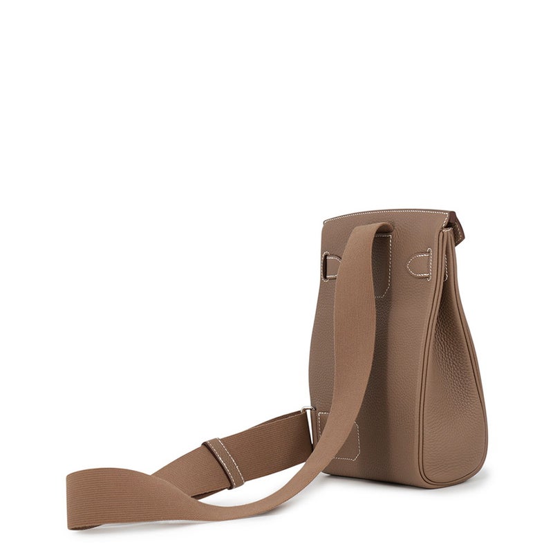 エルメス ボディバッグ ケリー アッカドPM エトゥープ/シルバー金具 トゴ K刻印 HERMES メンズ