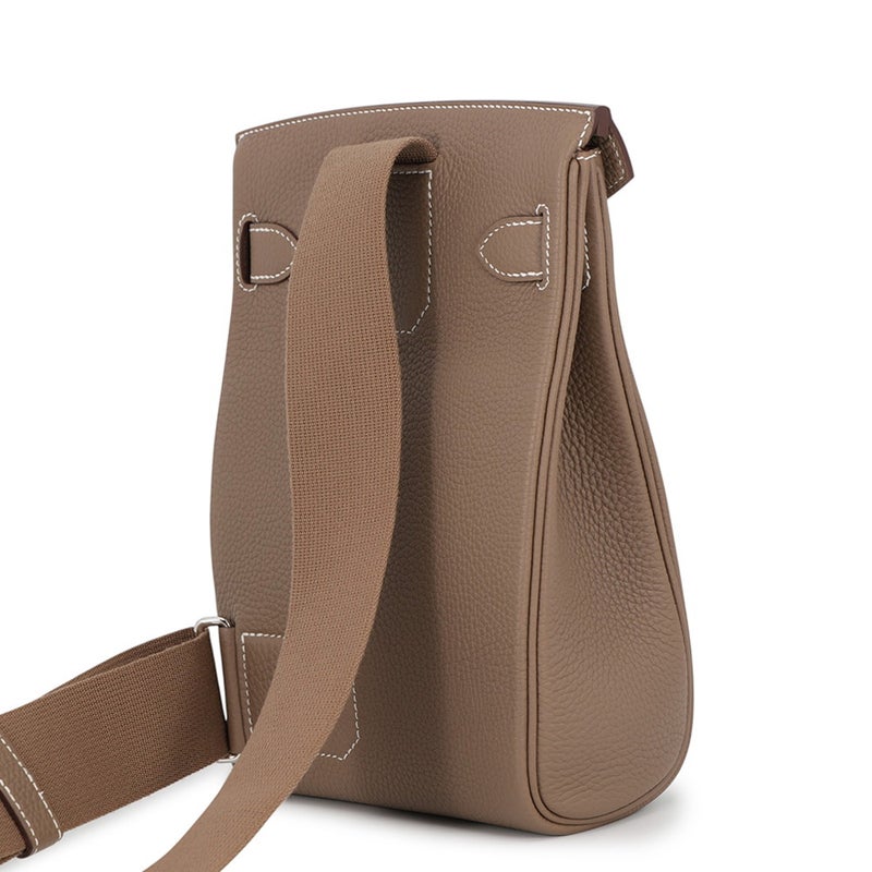 エルメス ボディバッグ ケリー アッカドPM エトゥープ/シルバー金具 トゴ K刻印 HERMES メンズ