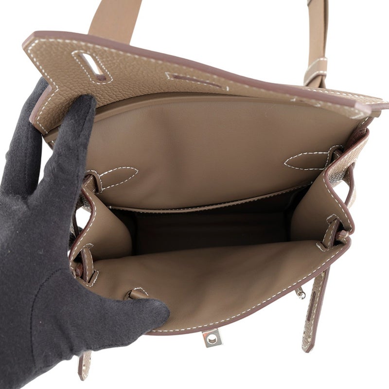 エルメス ボディバッグ ケリー アッカドPM エトゥープ/シルバー金具 トゴ K刻印 HERMES メンズ