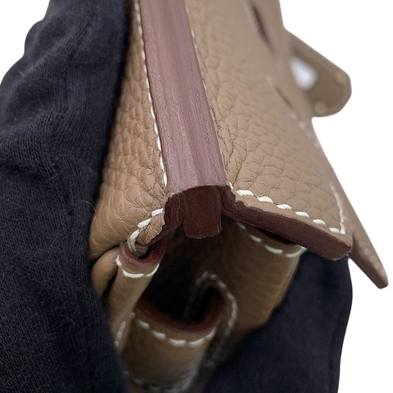 エルメス ボディバッグ ケリー アッカドPM エトゥープ/シルバー金具 トゴ K刻印 HERMES メンズ