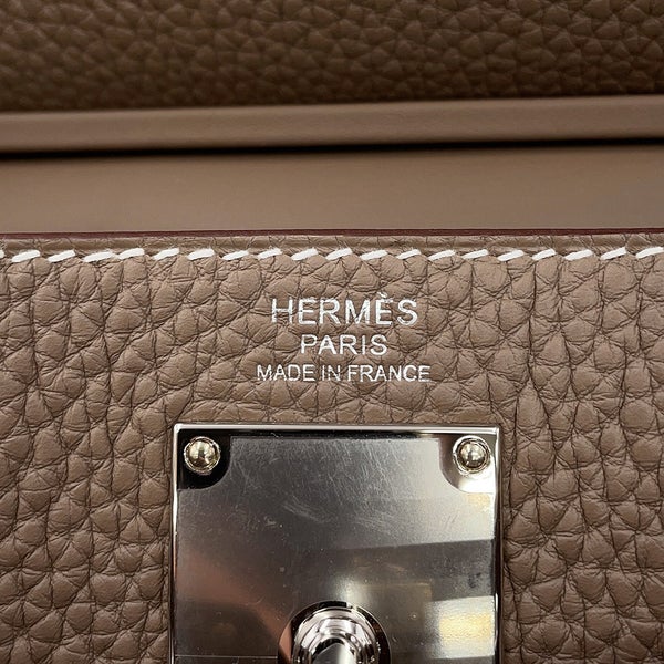 エルメス ボディバッグ ケリー アッカドPM エトゥープ/シルバー金具 トゴ K刻印 HERMES メンズ