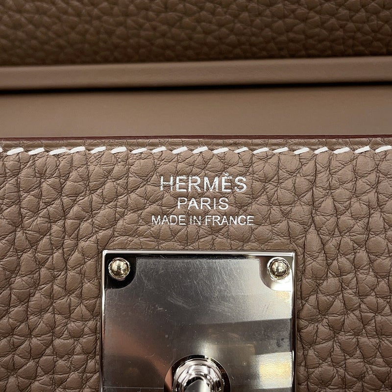 エルメス ボディバッグ ケリー アッカドPM エトゥープ/シルバー金具 トゴ K刻印 HERMES メンズ