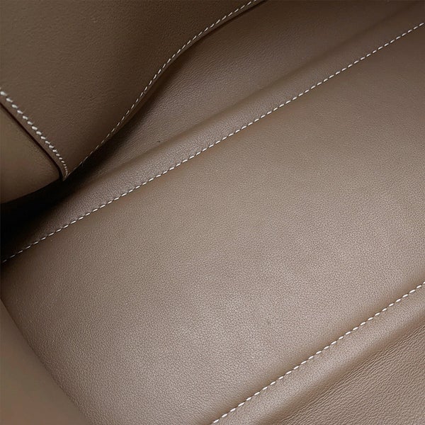 エルメス ショルダーバッグ プティ クーリエ エトゥープ/シルバー金具 エバーカラー/トリヨンクレマンス W刻印 HERMES