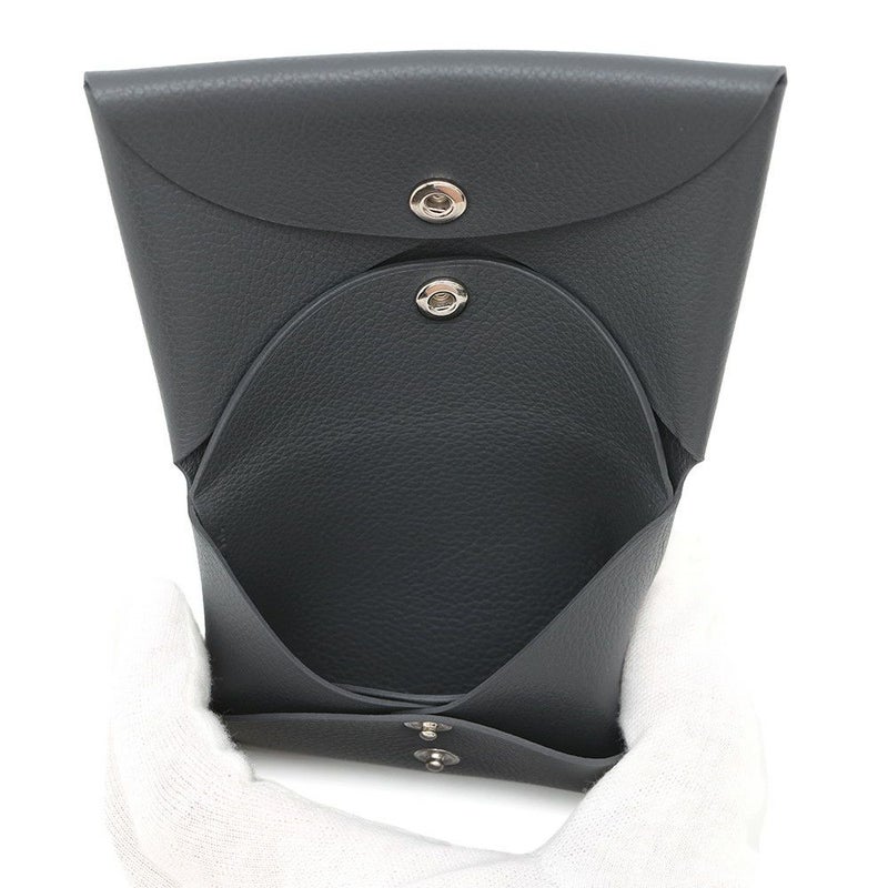 エルメス コインケース カルヴィ デュオ アルドワーズ/シルバー金具 エバーカラー W刻印 財布