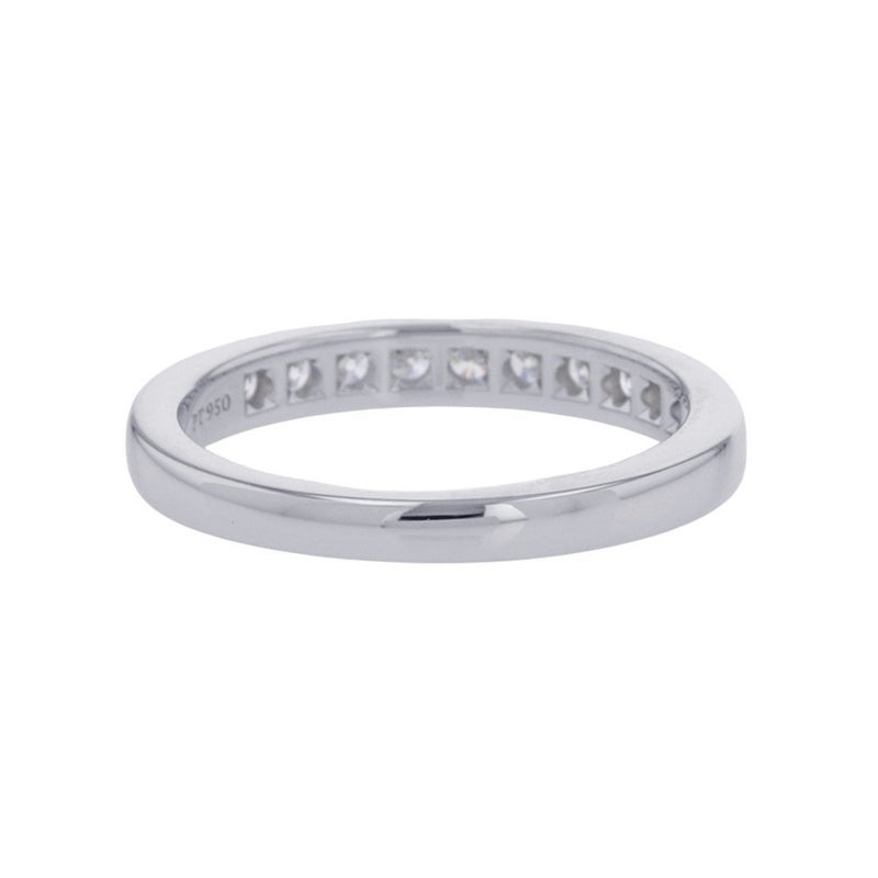 ティファニー リング ハーフ エタニティ チャネルセッティング ダイヤモンド Pt950プラチナ サイズ約13号 Tiffany&Co. 指輪