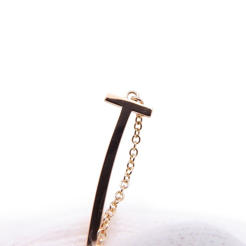ティファニー ネックレス Tスマイル ペンダント ラージ ダイヤモンド 計約0.19ct K18PGピンクゴールド 60011654 Tiffany&Co.