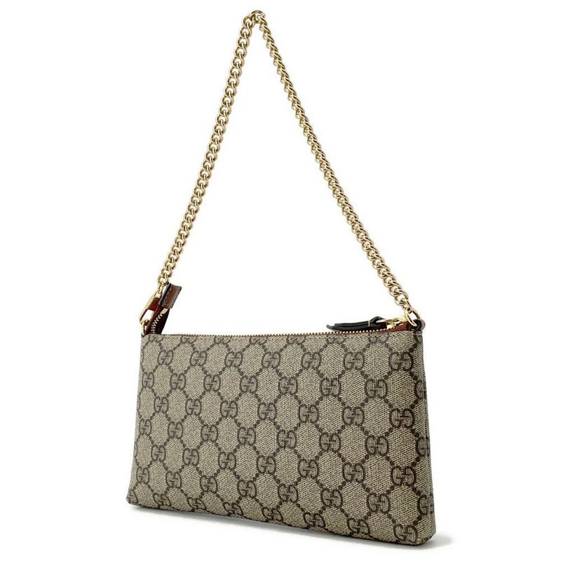 グッチ ハンドバッグ GGスプリーム ホリデーコレクション バタフライ チェーンポーチ PVC 456866 GUCCI 蝶