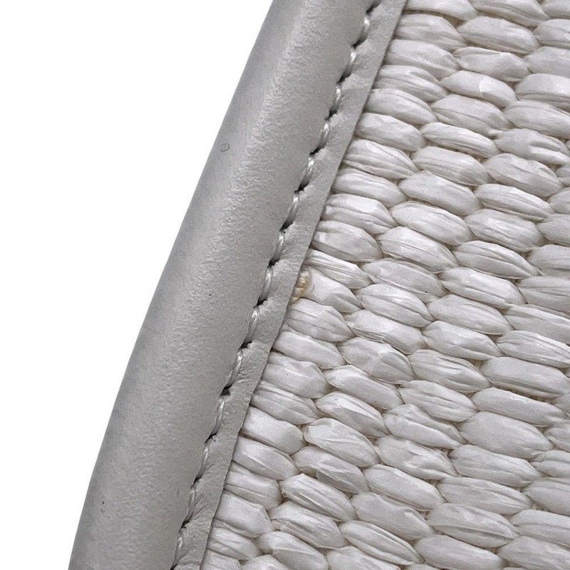 セリーヌ ショルダーバッグ トリオンフ ラフィア 198262EBL.01WW CELINE カゴバッグ 白