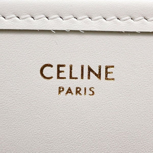 セリーヌ ショルダーバッグ トリオンフ ラフィア 198262EBL.01WW CELINE カゴバッグ 白