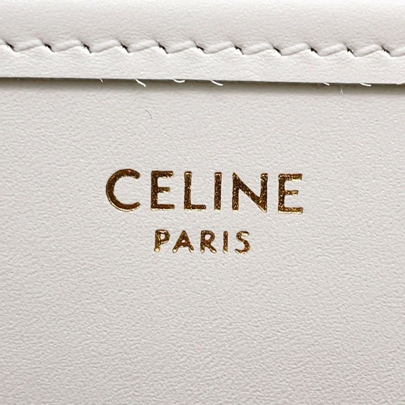 セリーヌ ショルダーバッグ トリオンフ ラフィア 198262EBL.01WW CELINE カゴバッグ 白