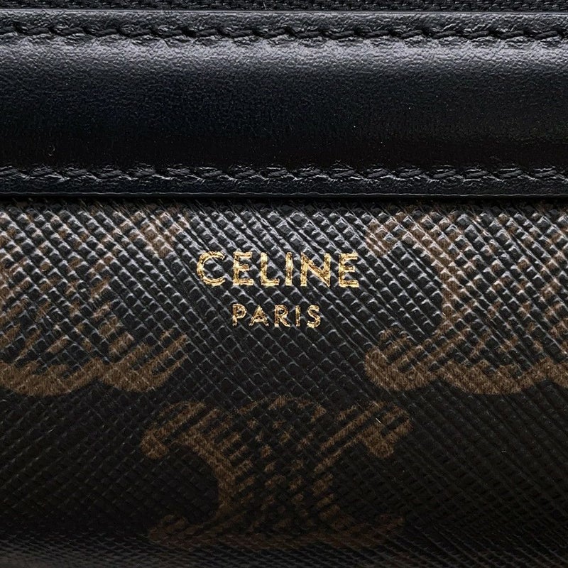セリーヌ ポーチ トリオンフ トイレットポーチ PVC 10D502BTB 38NO CELINE 小物入れ