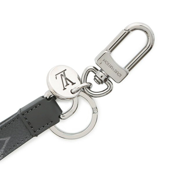 ルイヴィトン キーリング モノグラム・エクリプス ポルトクレ・ドラゴンヌ M61950 ヴィトン キーホルダー ブラック 黒 メンズ