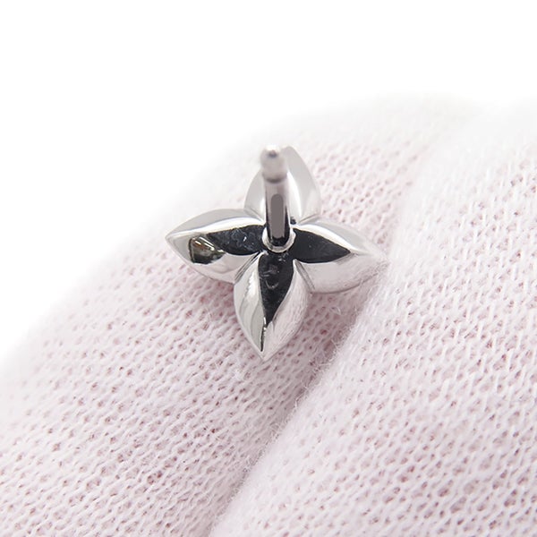 ルイヴィトン ピアス LV ダイヤモンド ダブル ラウンド ダイヤ 中石 2P 計約0.60ct/74P 計約0.22ct K18WG Q06400 LOUIS VUITTON