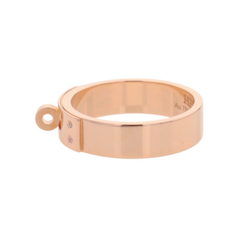 エルメス リング ケリー PM ダイヤモンド 4P 計0.02ct K18PGピンクゴールド リングサイズ53 HERMES ジュエリー 指輪