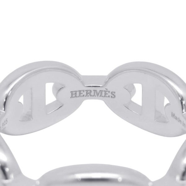 エルメス リング シェーヌダンクル アンシェネPM Enchainee SV925シルバー リングサイズ56 HERMES ジュエリー