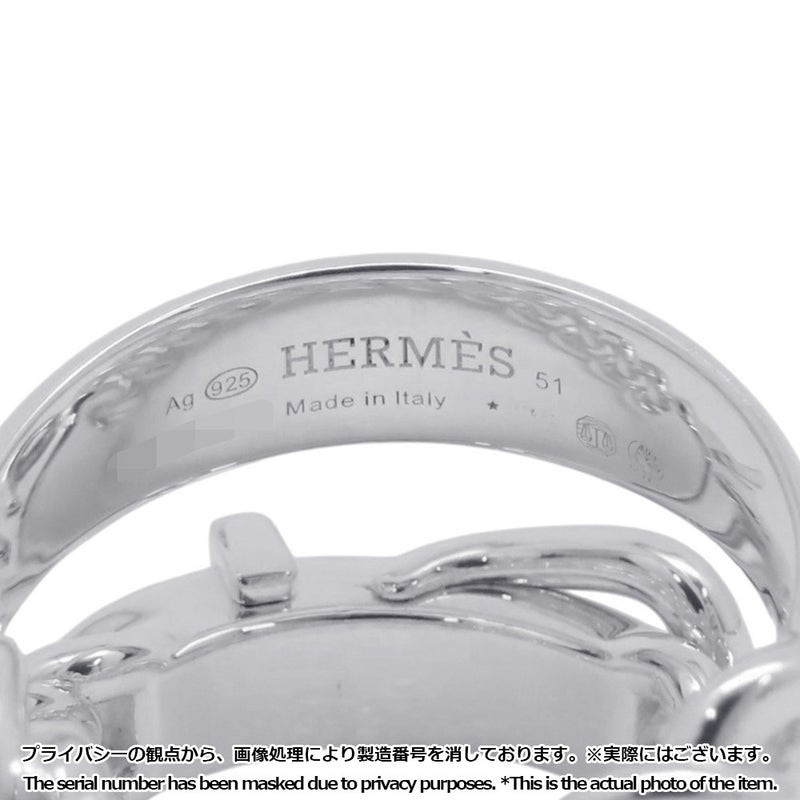 エルメス リング ブックルセリエ アンフレクシブル SV925シルバー リングサイズ51 HERMES 指輪 ジュエリー