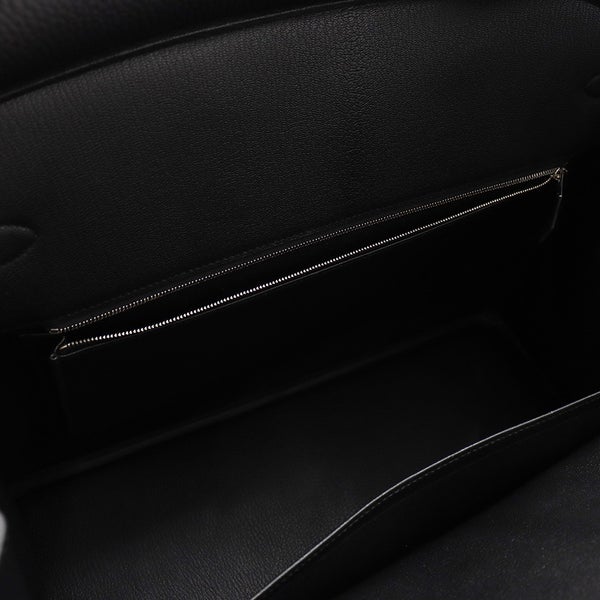 エルメス バーキン40 ブラック/シルバー金具 トゴ G刻印 HERMES Birkin ハンドバッグ 黒