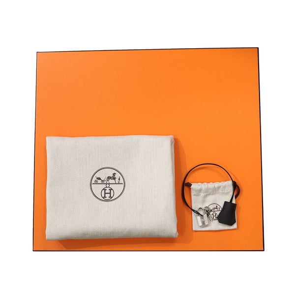 エルメス バーキン40 ブラック/シルバー金具 トゴ G刻印 HERMES Birkin ハンドバッグ 黒