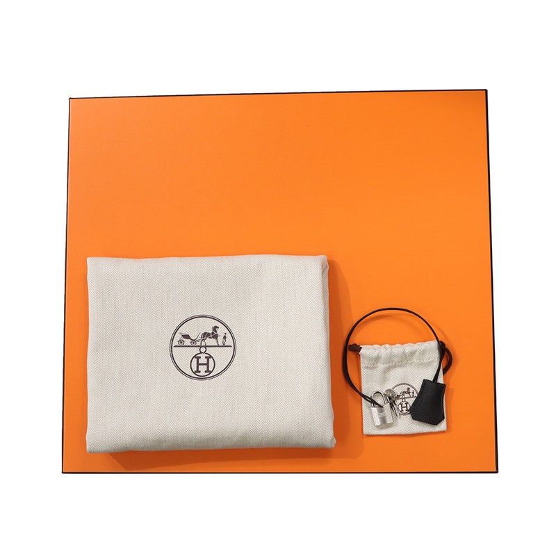 エルメス バーキン40 ブラック/シルバー金具 トゴ G刻印 HERMES Birkin ハンドバッグ 黒