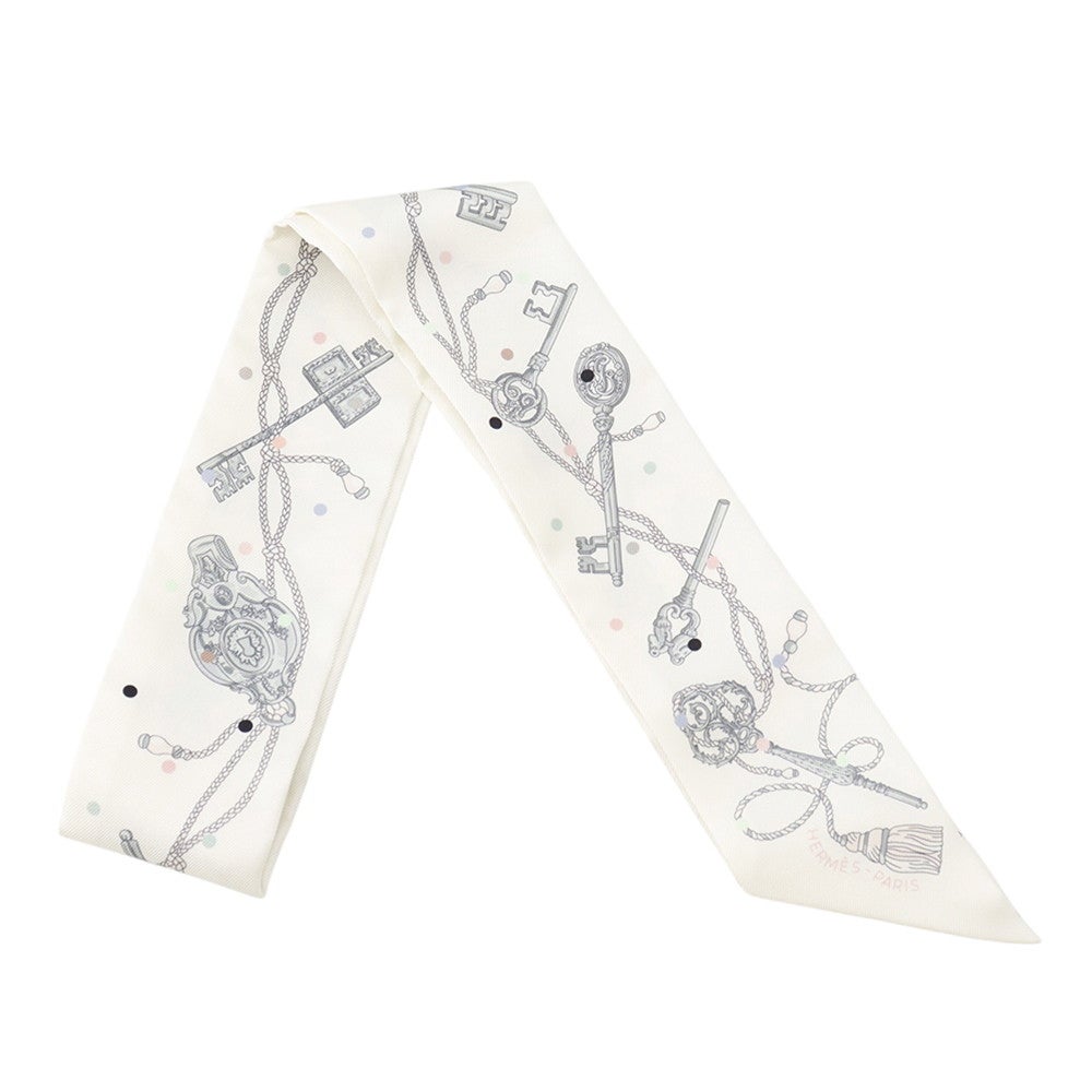 エルメス スカーフ ツイリー レクレアポア Les Cles a Pois HERMES