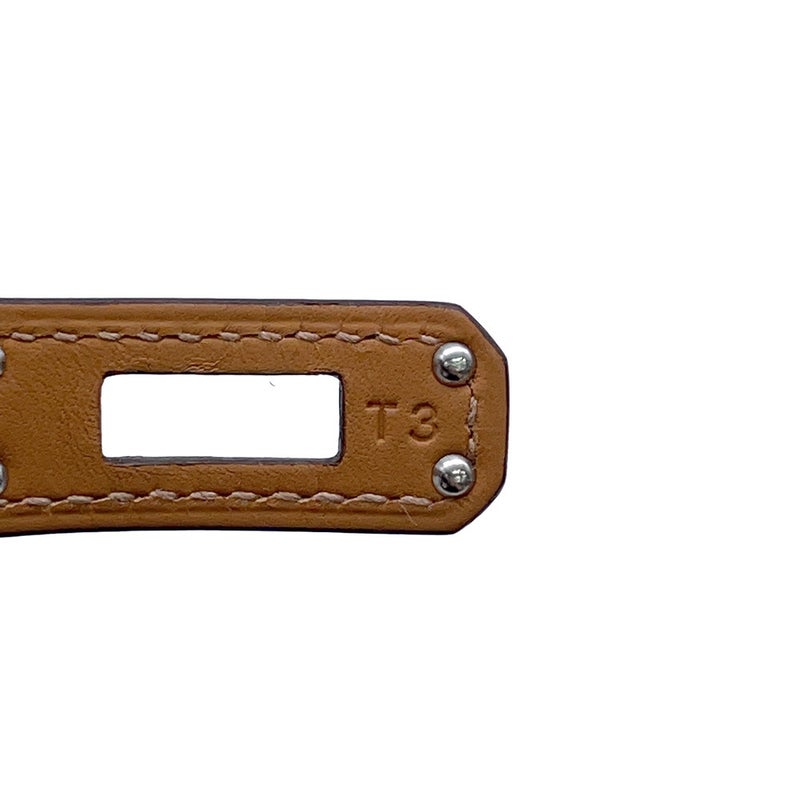 エルメス ブレスレット ケリー ドゥブルトゥール  ドレ/シルバー金具 シェブルシャムキラ W刻印 サイズT3