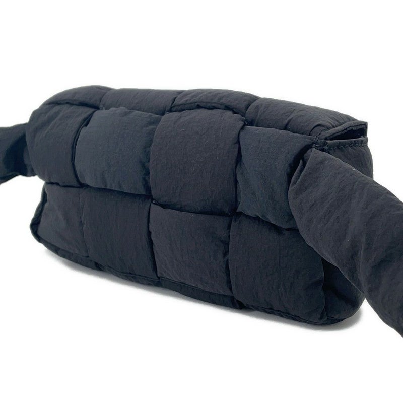 ボッテガヴェネタ ボディバッグ パデットカセット ナイロン 679763 BOTTEGA VENETA バッグ 黒