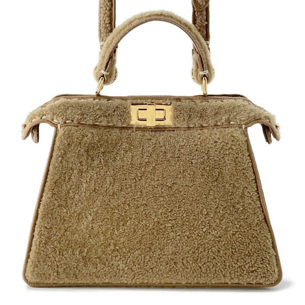 フェンディ ハンドバッグ ピーカブー アイシーユー ISEEU スモール ムートン 8BN327 2way