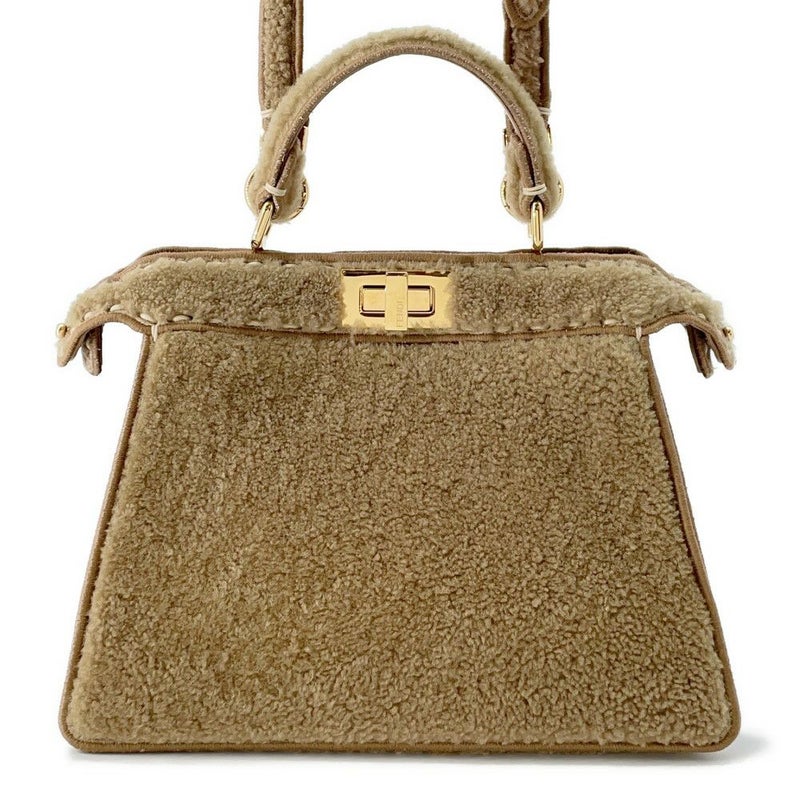 フェンディ ハンドバッグ ピーカブー アイシーユー ISEEU スモール ムートン 8BN327 2way