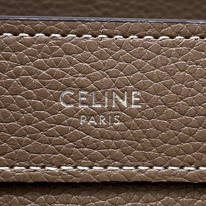セリーヌ ハンドバッグ ラゲージ ナノショッパー レザー189243 CELINE 2wayショルダー
