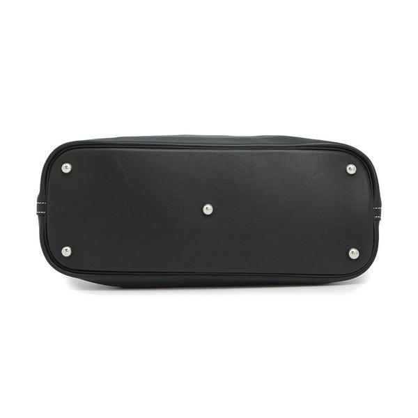 エルメス ハンドバッグ ボリード リラックス35 ブラック/シルバー金具 ヴォーシッキム □O刻印 HERMES 黒