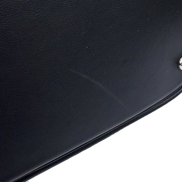 エルメス ハンドバッグ ボリード リラックス35 ブラック/シルバー金具 ヴォーシッキム □O刻印 HERMES 黒