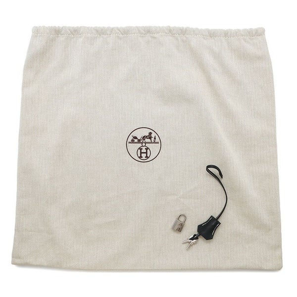 エルメス ハンドバッグ ボリード リラックス35 ブラック/シルバー金具 ヴォーシッキム □O刻印 HERMES 黒