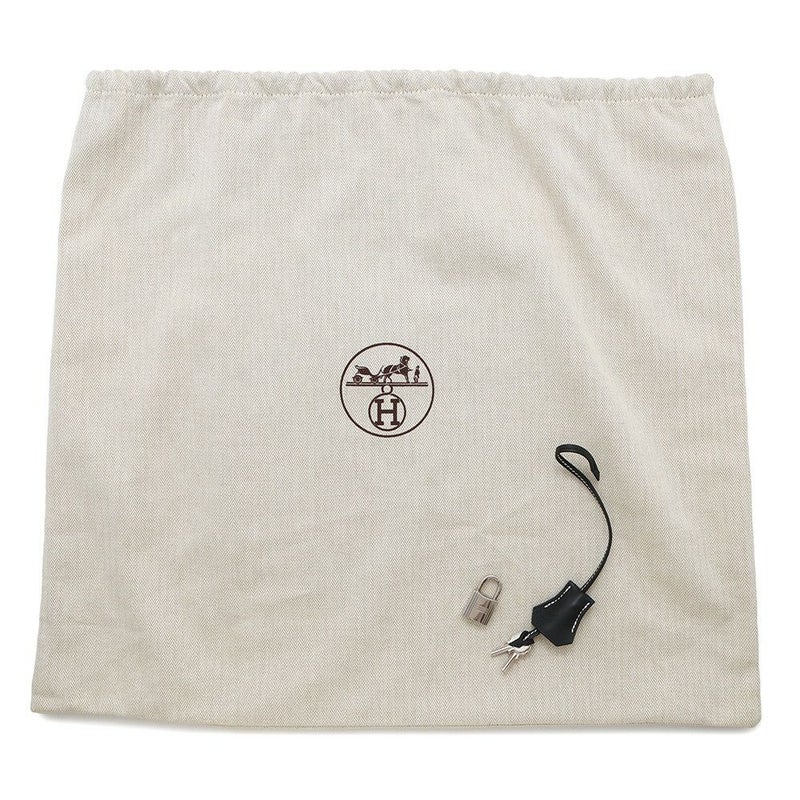 エルメス ハンドバッグ ボリード リラックス35 ブラック/シルバー金具 ヴォーシッキム □O刻印 HERMES 黒