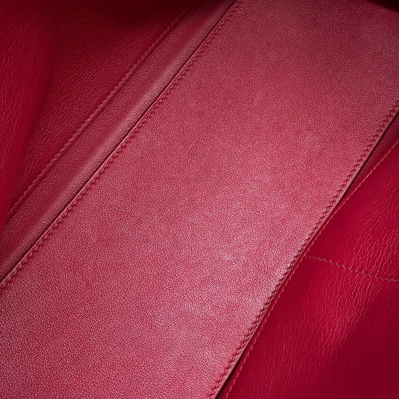 エルメス ハンドバッグ ケリーラキ32 ルビー/シルバー金具 スイフト □O刻印 2wayショルダー