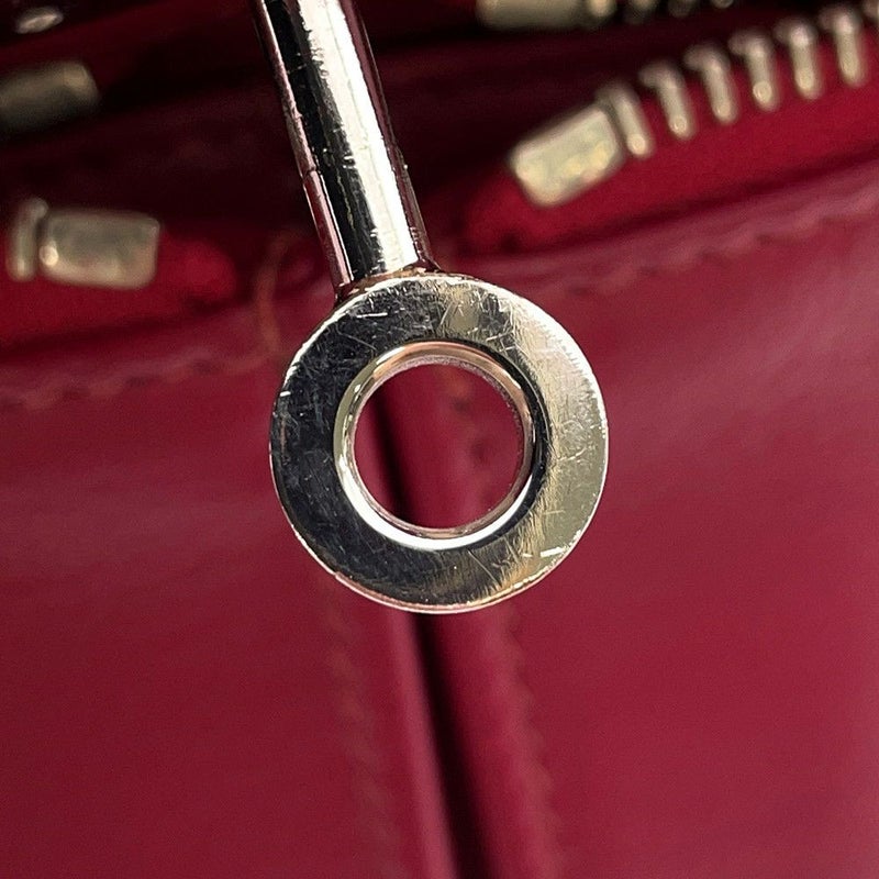 エルメス ハンドバッグ ケリーラキ32 ルビー/シルバー金具 スイフト □O刻印 2wayショルダー