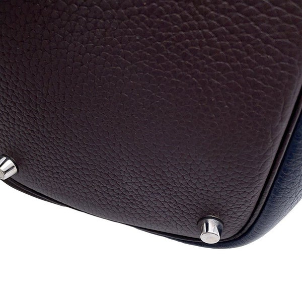 エルメス ピコタンロックPM カザック2 ブルーニュイ/ルージュセリエ/フランボワーズ/シルバー金具 トリヨンクレマンス Z刻印