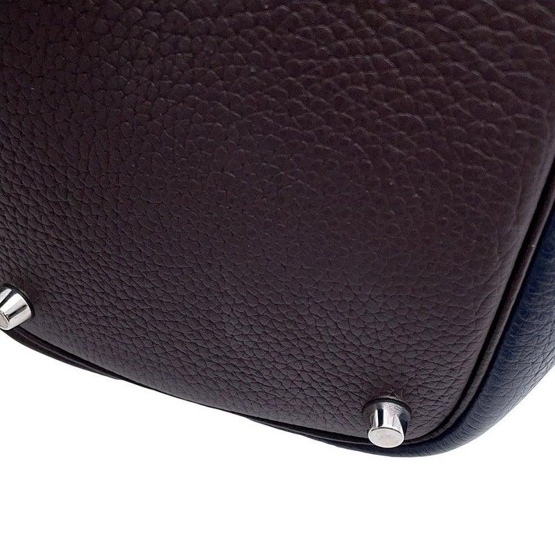 エルメス ピコタンロックPM カザック2 ブルーニュイ/ルージュセリエ/フランボワーズ/シルバー金具 トリヨンクレマンス Z刻印