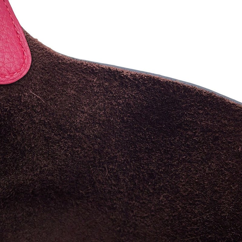 エルメス ピコタンロックPM カザック2 ブルーニュイ/ルージュセリエ/フランボワーズ/シルバー金具 トリヨンクレマンス Z刻印